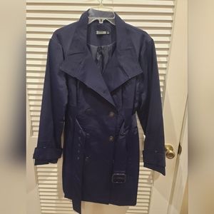 Brand New New York & Navy Blue Trench Coat